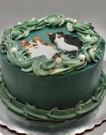 Pastel Gemiana Cakes — Personalizado verde